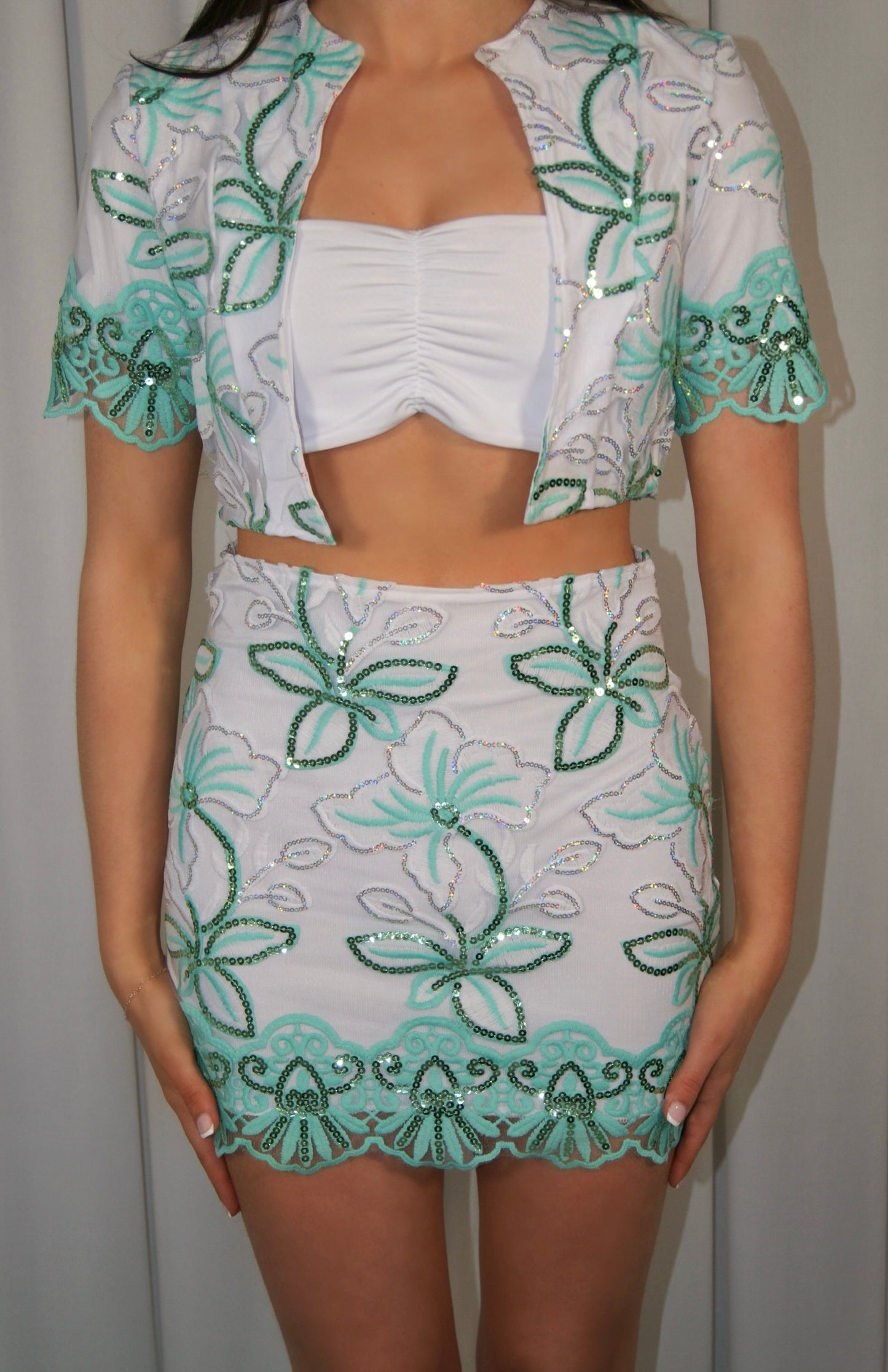 Mint Green Three Piece Set
