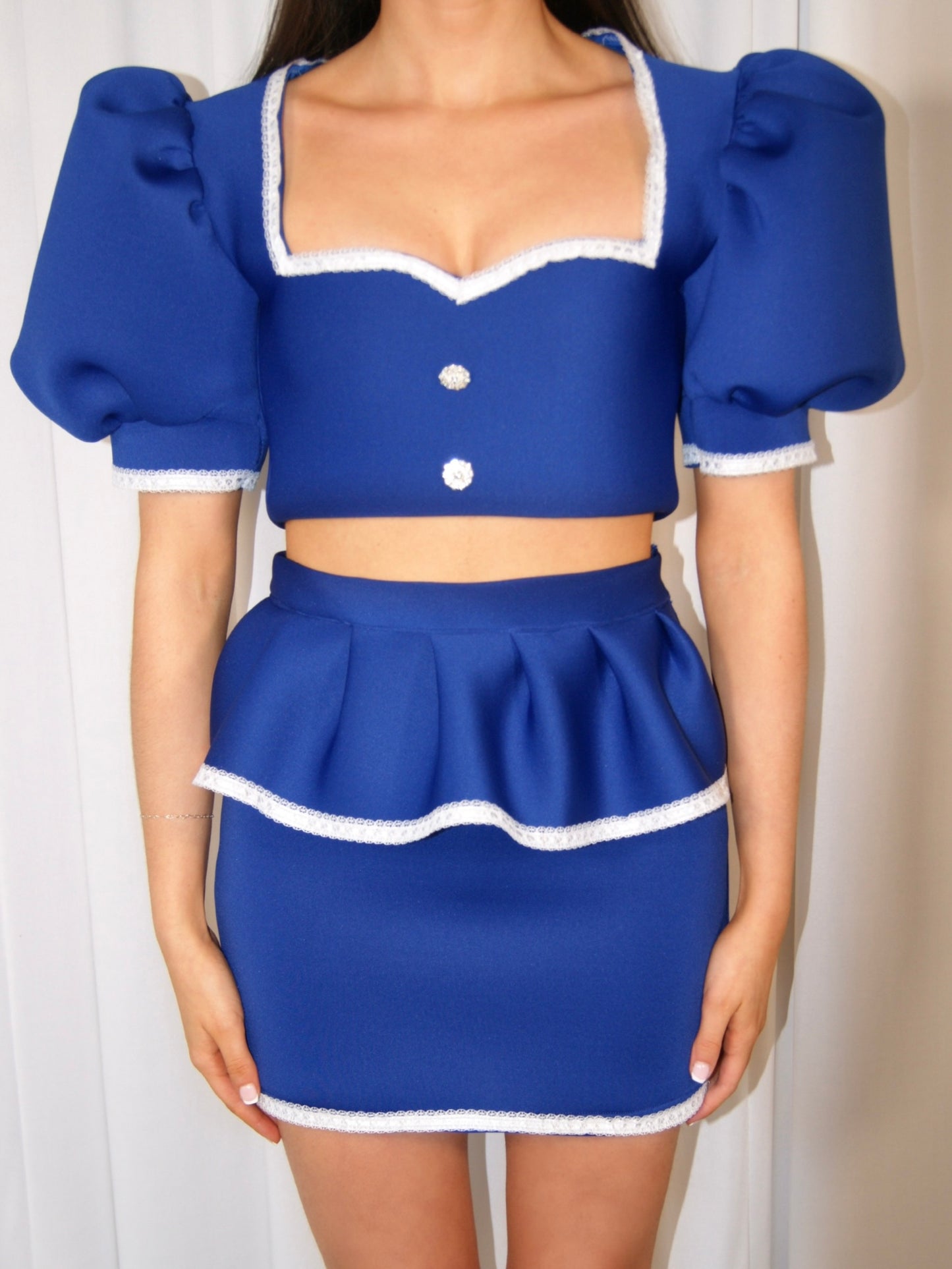 Royal-Blue Co-ord